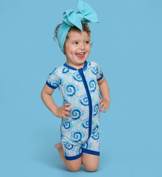 OCEAN WAVES TIE DYE DREAM SHORTIE