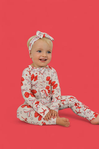 PITCH PERFECT BOWS DREAM RUFFLE ROMPER