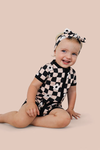 RETRO DAISY CHECKS DREAM SHORTIE