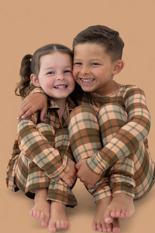 HARVEST TARTAN DREAM GIRL'S FLARE SET