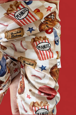 TAKE ME OUT TO THE BALL GAME DREAM ROMPER