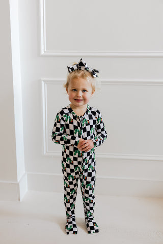 CATERPILLAR CHECK DREAM ROMPER