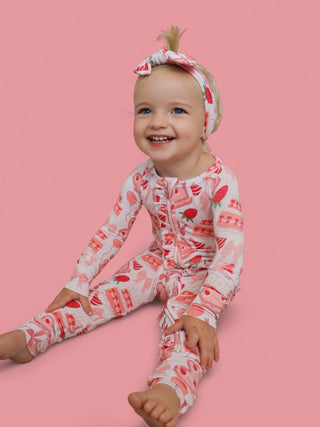 BERRY SWEET BIRTHDAY DREAM RUFFLE ROMPER