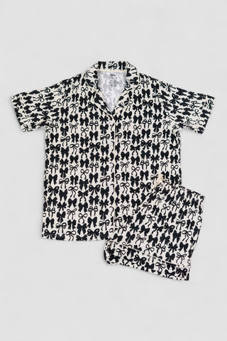 NEUTRAL BOWS SHORT SLEEVE WOMEN’S DREAM SHORT SET