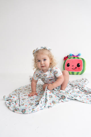 CoComelon x Dream Big Little Co SPRINGTIME MELON DREAM SHORT SET