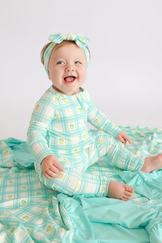 CITRUS GINGHAM DREAM ROMPER