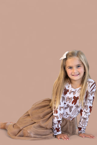 FALL FANCY LONG SLEEVE DREAM TUTU DRESS