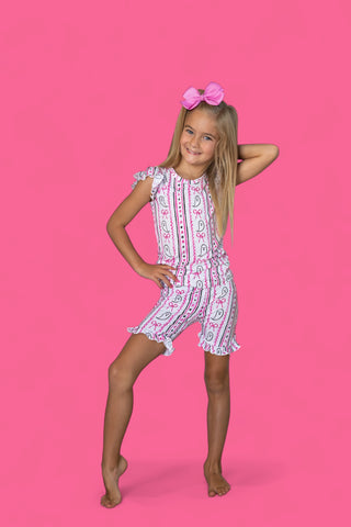 BOO AND BOWS DREAM RUFFLE SHORT SET