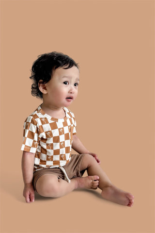 EXCLUSIVE SANDY BEACH CHECKERS DREAM POCKET TEE