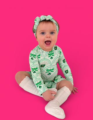 CLOVER & COINS DREAM BODYSUIT DRESS