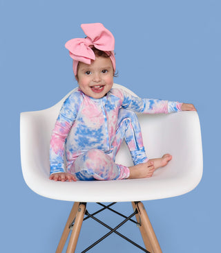 COTTON CANDY TIE DYE DREAM ROMPER