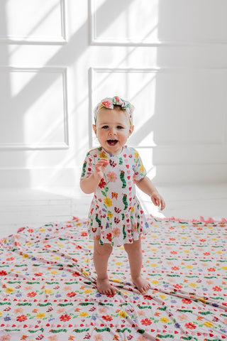 LOVEBUG BLOOMS DREAM BODYSUIT DRESS