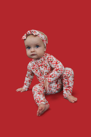 JOLLY SANTA CHECKERS DREAM ROMPER