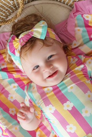 DAISY STRIPE DELIGHT DREAM BOW