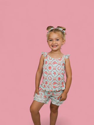 COASTAL COWGIRL DREAM RUFFLE TANK