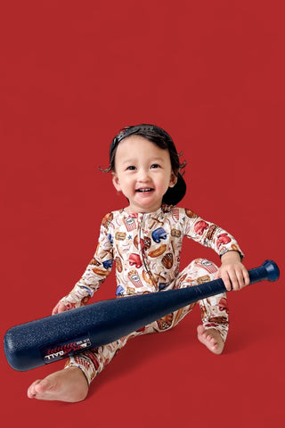 TAKE ME OUT TO THE BALL GAME DREAM ROMPER