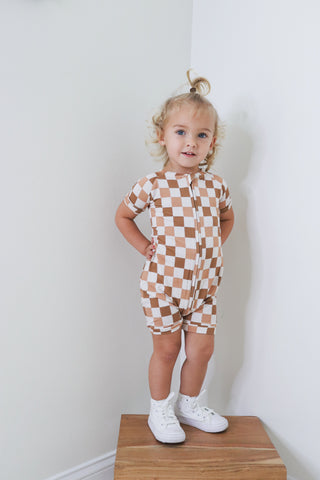 CHESTNUT CHECKERS DREAM SHORTIE