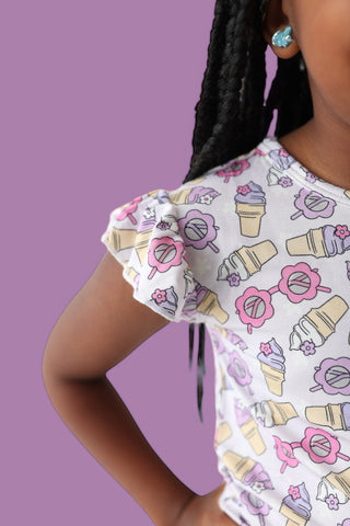 SWEET SUMMER DREAM CAP SLEEVE TOP