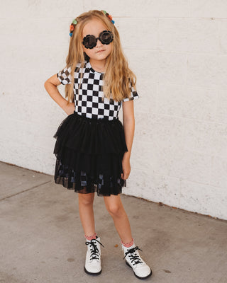 OREO CHECKERS DREAM TUTU DRESS