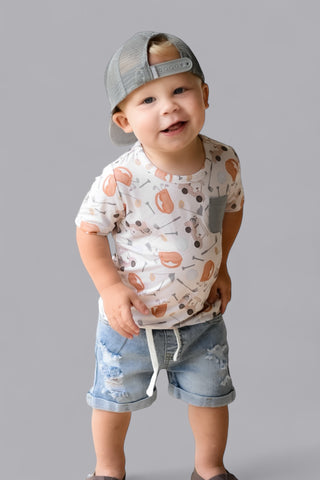 BEDTIME BIRDIE DREAM POCKET TEE