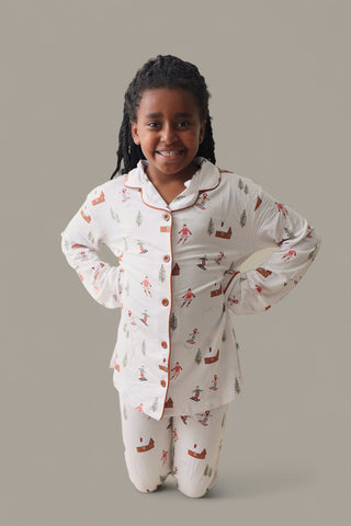 COZY CHALET DREAM GIRL'S FLARE SET