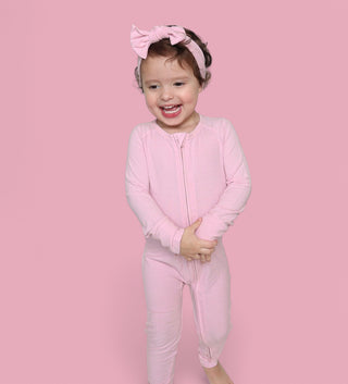 PINK ROSE RIB DREAM ROMPER