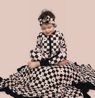 RETRO DAISY CHECKS DREAM ROMPER