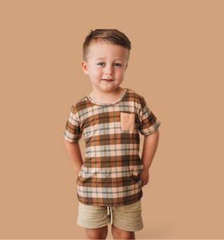 HARVEST TARTAN DREAM POCKET TEE