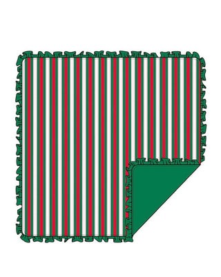 PRE-ORDER CANDY CANE LANE DREAM RUFFLE BLANKET SHIPS 10/4-10/11