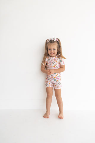 CoComelon x Dream Big Little Co JJ RAINBOW CHECKERS DREAM SHORT SET