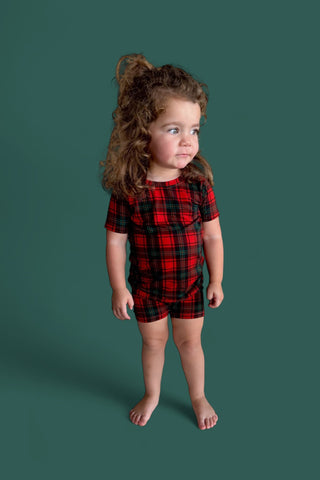 TARTAN CHEER DREAM SHORT SET