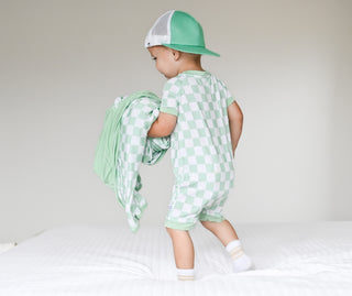 MINT CHECKERS DREAM SHORTIE