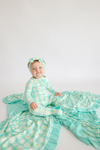 CITRUS GINGHAM DREAM ROMPER
