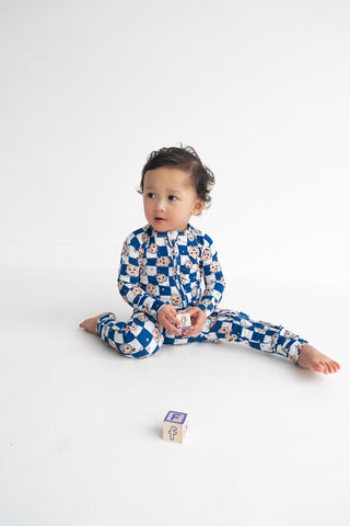 CoComelon x Dream Big Little Co JJ STARRY NIGHT CHECKERS DREAM ROMPER