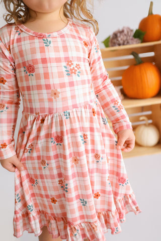 HARVEST BLOOMS DREAM RUFFLE DRESS