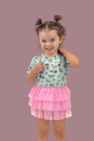 EXCLUSIVE BERRY CUTE BAKERY DREAM TUTU  BODYSUIT DRESS