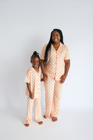 PEACH PERFECT BOWS WOMEN'S FLARE DREAM SET