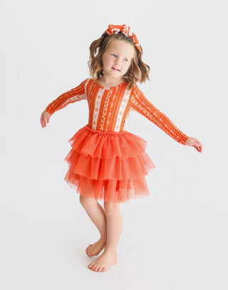 PUMPKIN PATCH BOWS DREAM TUTU DRESS