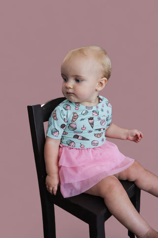 EXCLUSIVE BERRY CUTE BAKERY DREAM TUTU  BODYSUIT DRESS