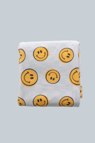 BE HAPPY CHECKERS DREAM TOWEL