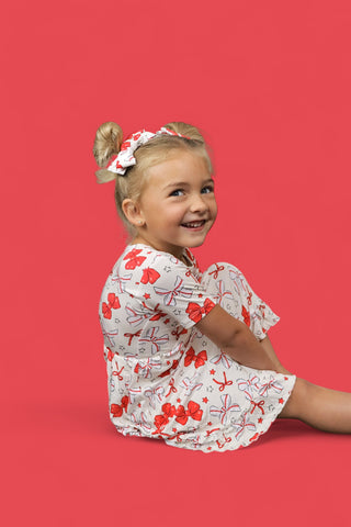 PITCH PERFECT BOWS DREAM RUFFLE DRESS