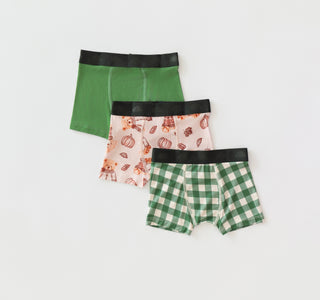 WOODLAND TEDDY DREAM BOY'S BOXER BRIEF SET