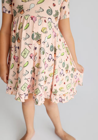 IN THE GARDEN DREAM RUFFLE DRESS