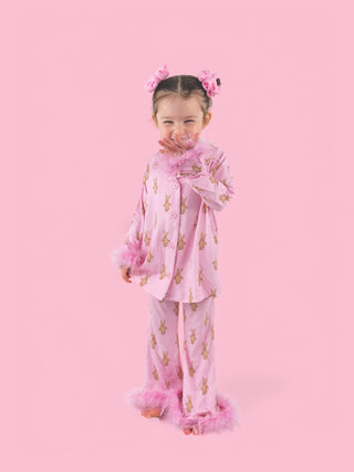 BLUSHIN' BUNNIES GIRL'S FLARE FEATHERED DREAM SET