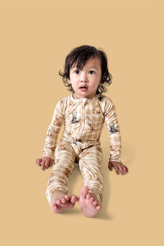 TEDDY CHECK DREAM ROMPER
