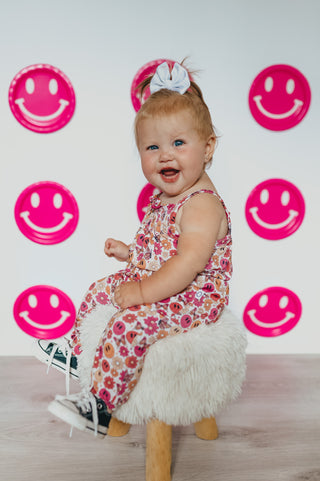 SOCIAL BUTTERFLY DREAM SMOCKED JUMPSUIT