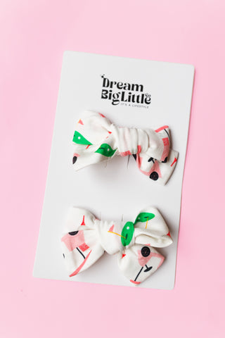 A PAR-FECT DAY DREAM BOW HAIR CLIPS