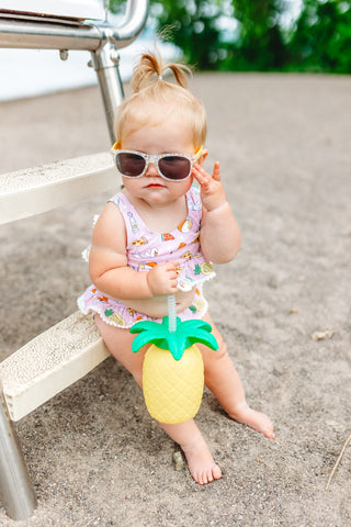 POOLSIDE PARTY DREAM RUFFLE TWO PIECE SWIM SUIT