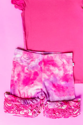 CANDY CLOUDS DREAM RUFFLE SHORTS