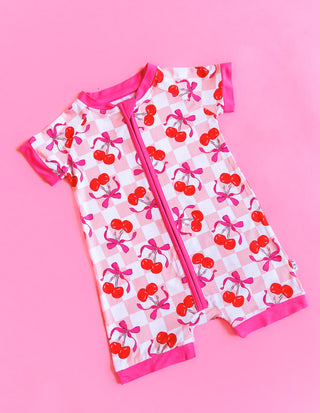 CHERRY SWEET CHECKERS DREAM SHORTIE